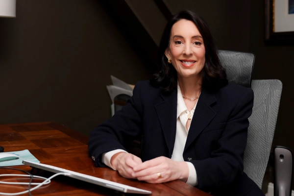 Meg Horn at the office